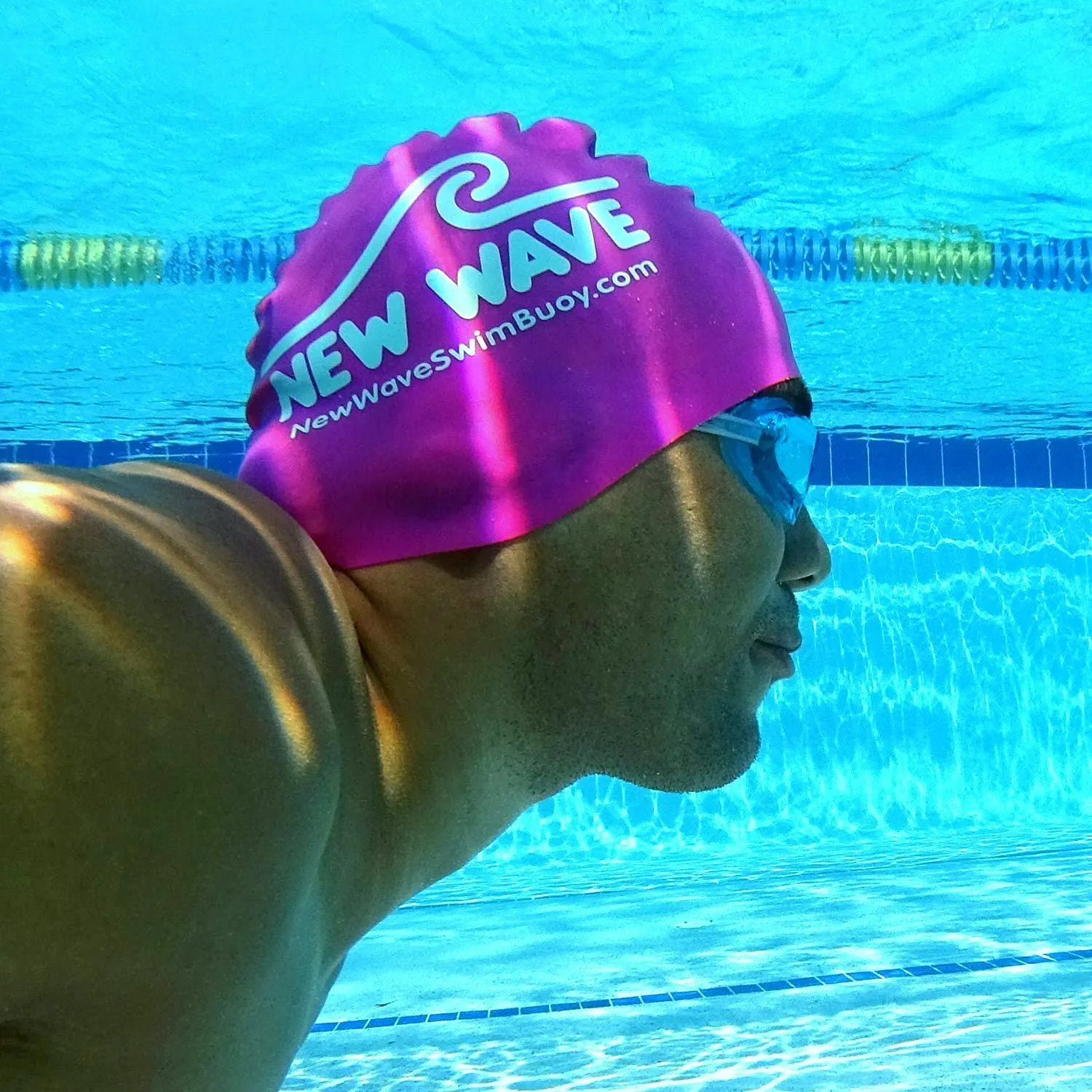 Swim Cap Pink - New Wave Silicone Swim Cap