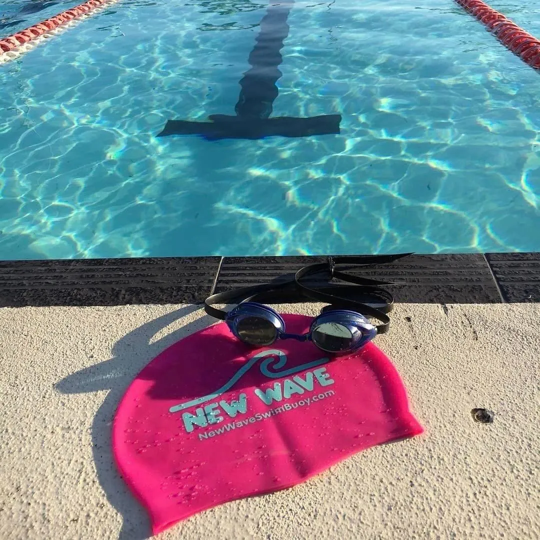 Swim Cap Pink - New Wave Silicone Swim Cap