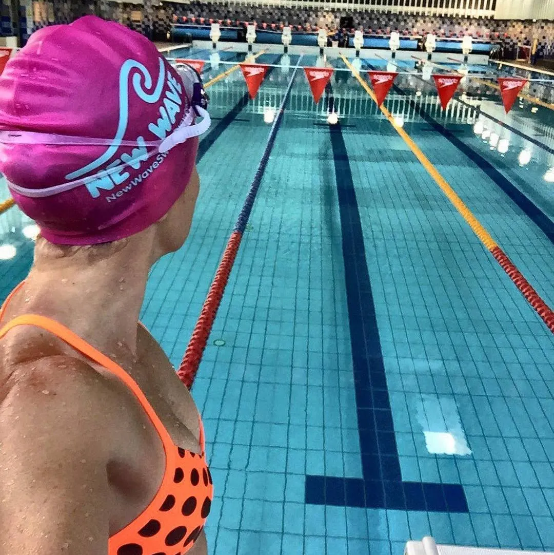 Swim Cap Pink - New Wave Silicone Swim Cap