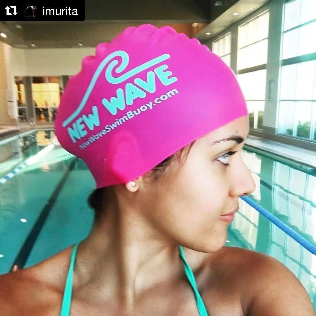 Swim Cap Pink - New Wave Silicone Swim Cap