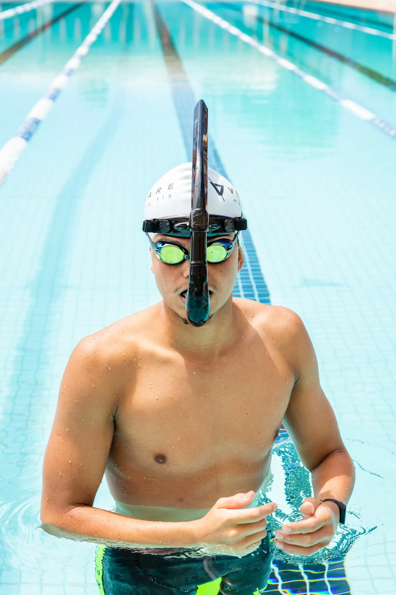 Swimmers Snorkel-black