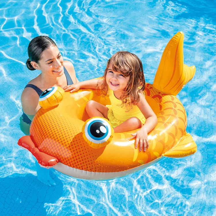 Swimming Pool Cartoon Shape Child's Ring for Sitting Baby's Toilet Seat Floating Boat Swim Ring