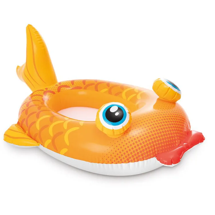 Swimming Pool Cartoon Shape Child's Ring for Sitting Baby's Toilet Seat Floating Boat Swim Ring