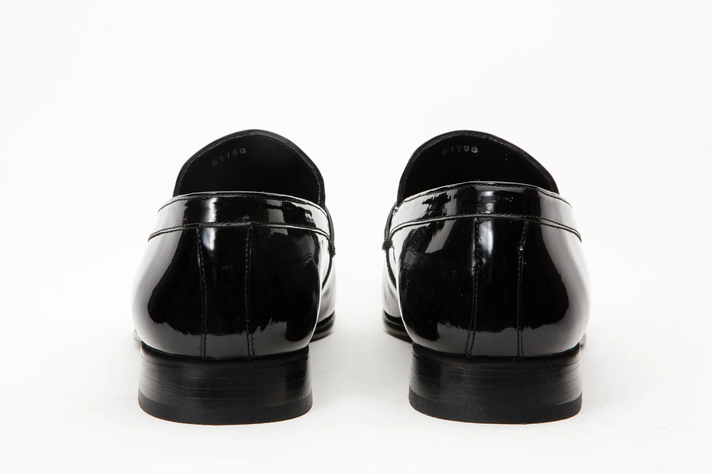 The Dodoma Black Patent  Leather Loafer Men Shoe