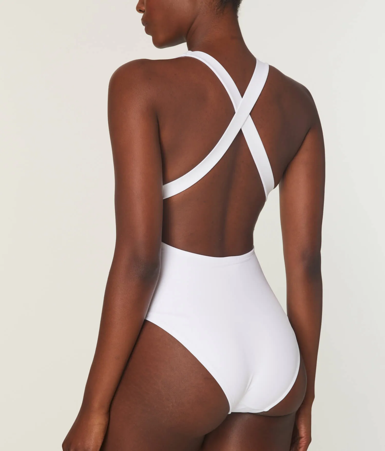 THE HAND LOOM The Tulum Eco Nylon Womens One Piece White - Classic