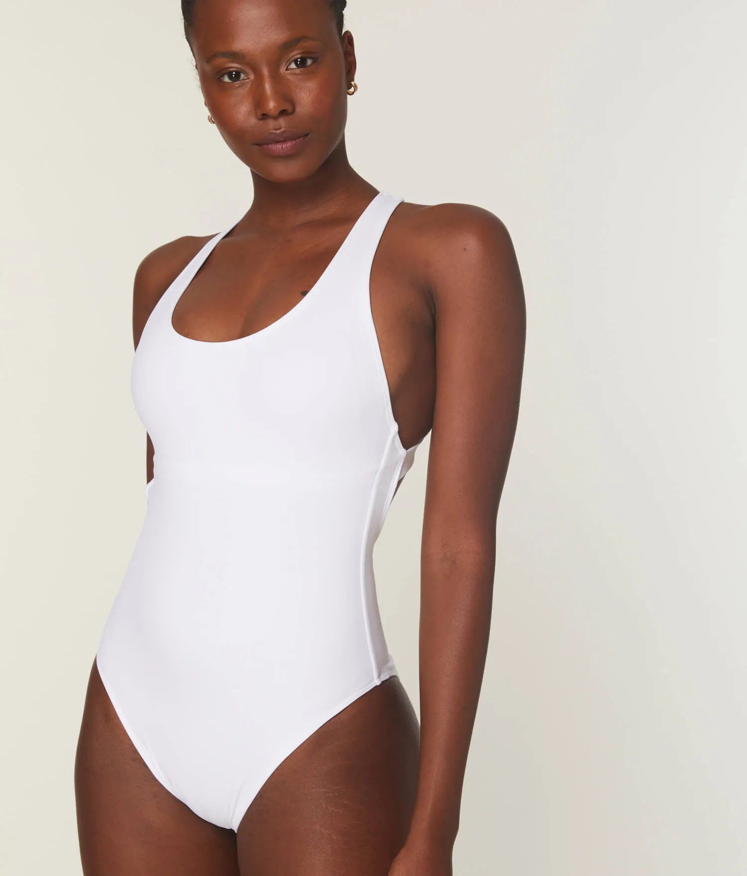 THE HAND LOOM The Tulum Eco Nylon Womens One Piece White - Classic