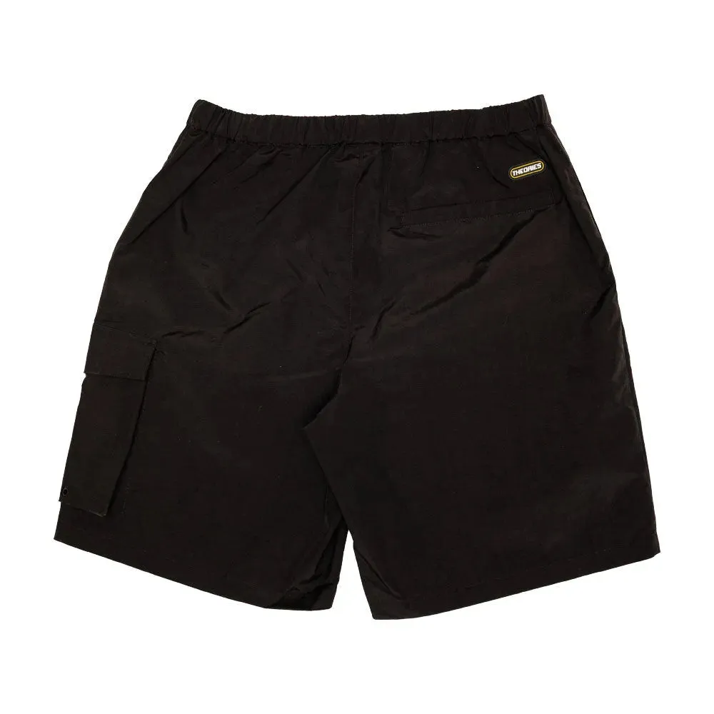 THEORIES NYLON HIKING SHORTS BLACK