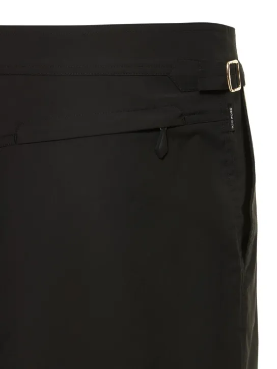 Tom Ford   Compact poplin swim shorts 