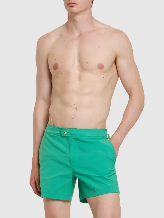 Tom Ford   Compact poplin swim shorts 