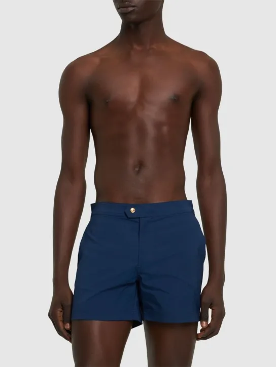 Tom Ford   Compact poplin swim shorts 