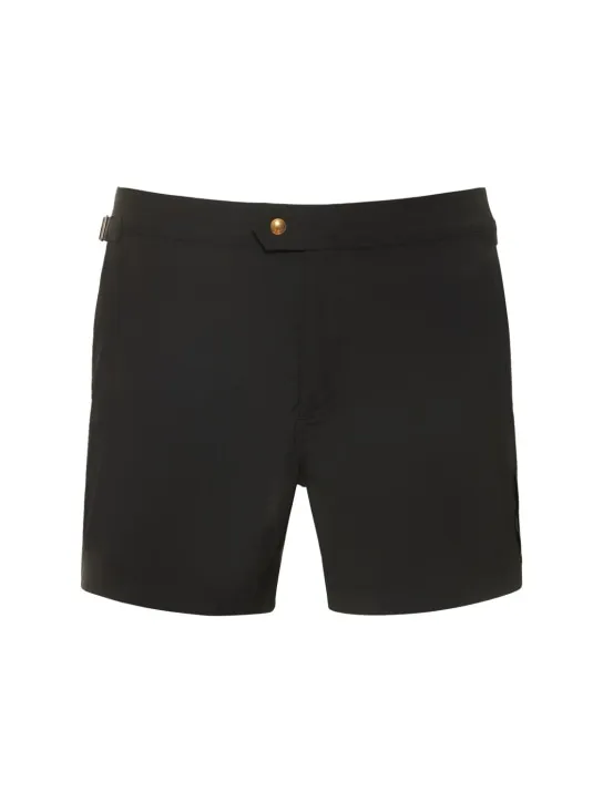 Tom Ford   Compact poplin swim shorts 