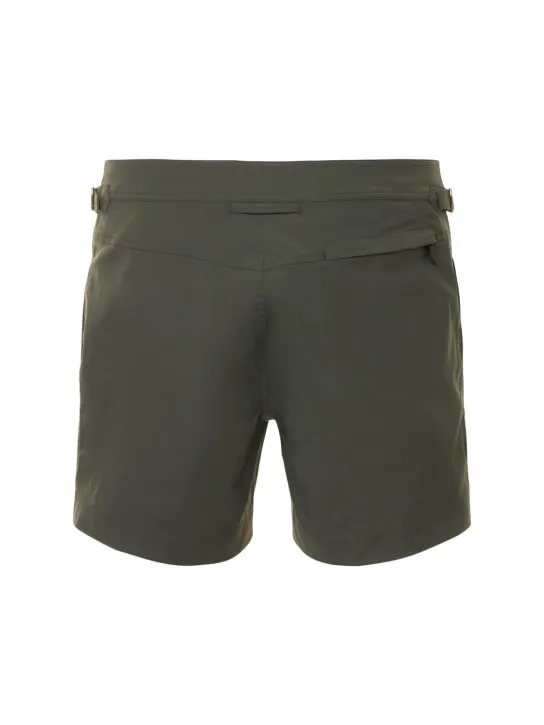 Tom Ford   Compact poplin swim shorts 