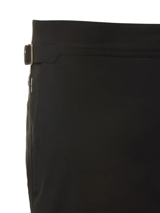 Tom Ford   Compact poplin swim shorts 