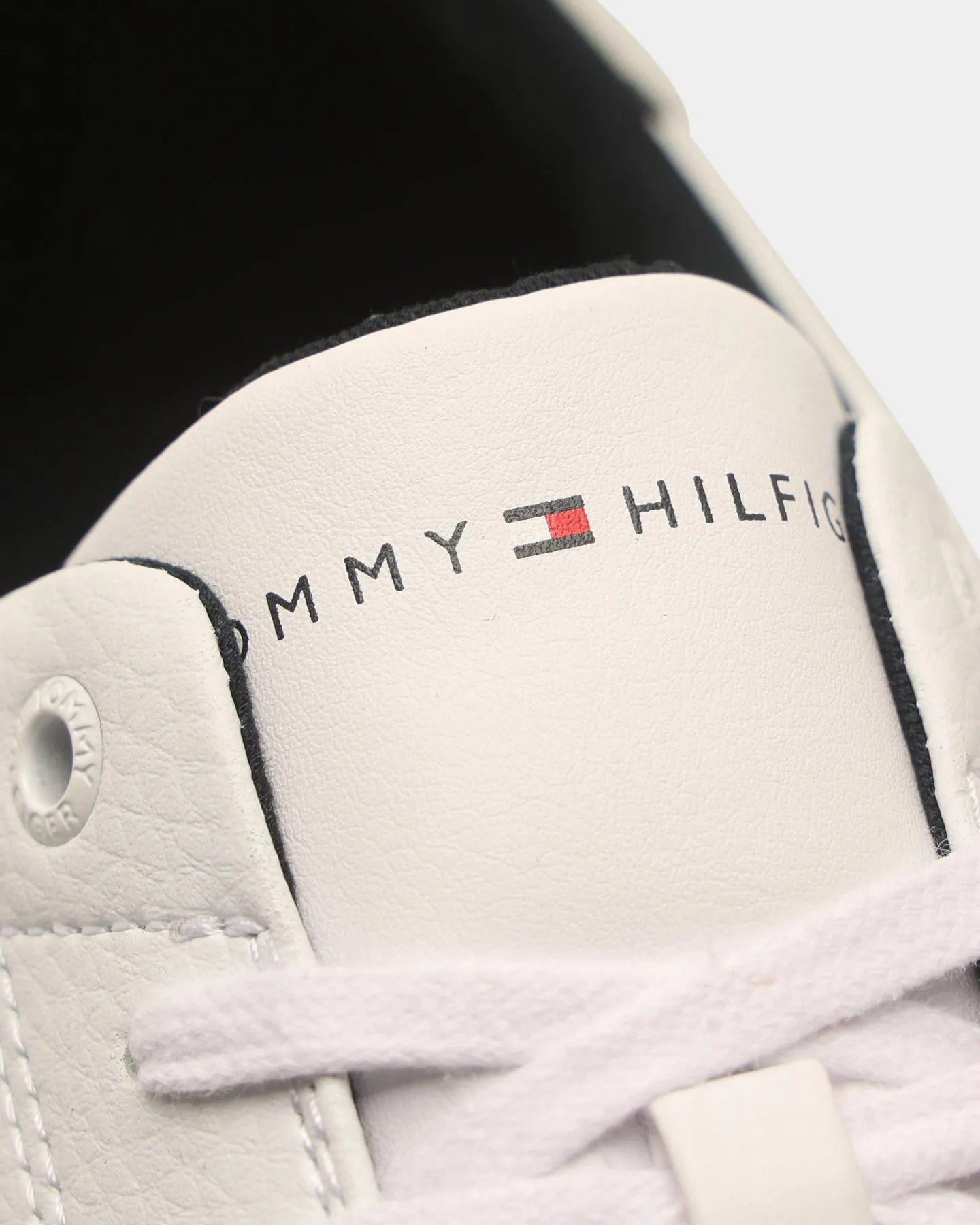 Tommy Jeans Essential Leather Detail White