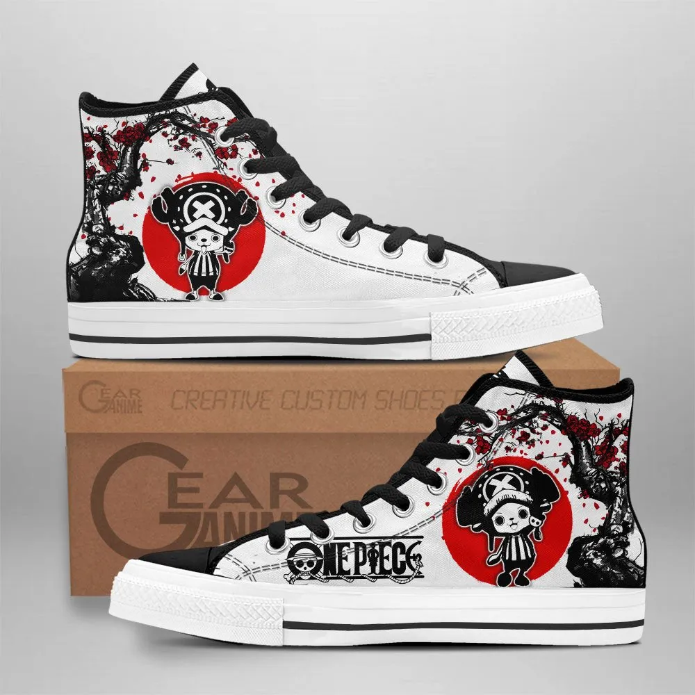 Tony Tony Chopper High Top Shoes Anime OP Sneakers Japan Style