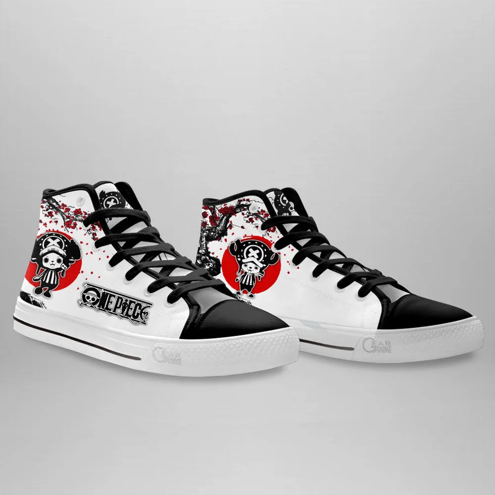 Tony Tony Chopper High Top Shoes Anime OP Sneakers Japan Style