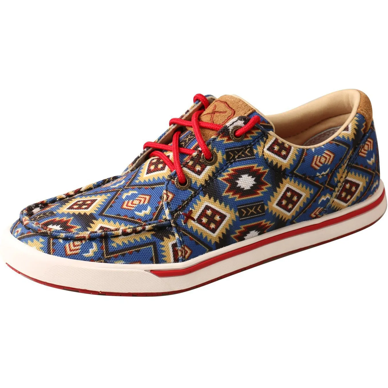 Twisted X Women's Kicks-Blue Multi Aztec