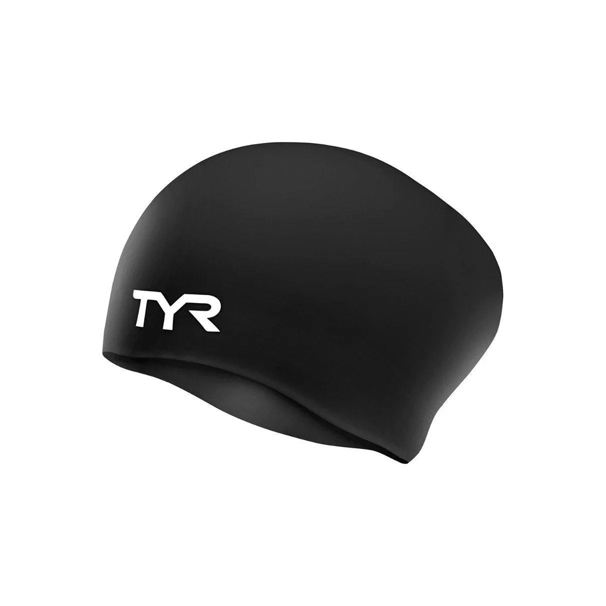 TYR Long Hair Silicone Swim Cap