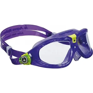 Used Aqua Sphere Seal Kid Swim Goggle, Clear Lens / Violet