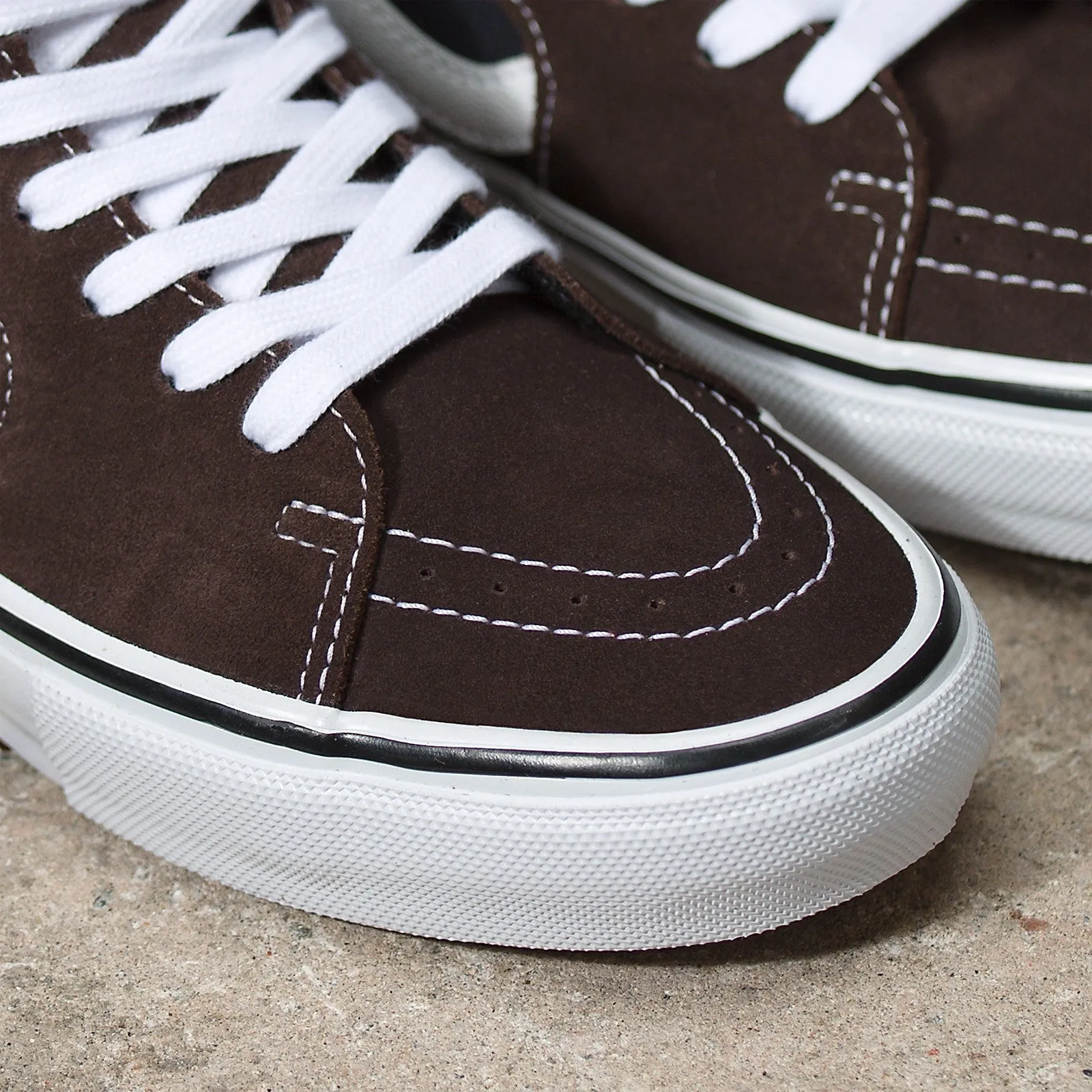 Vans Skate Grosso Mid Shoes - Dark Brown/Navy