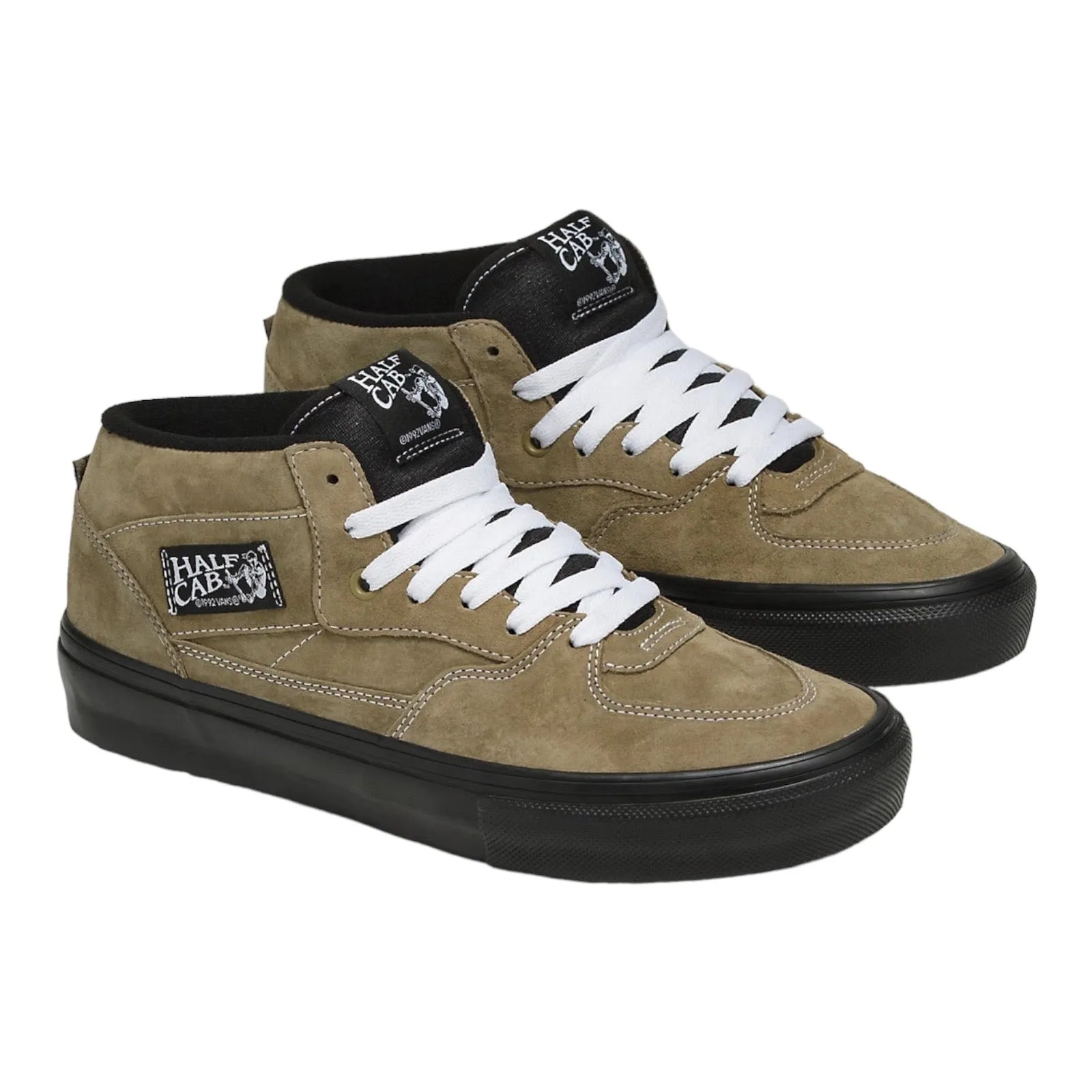 Vans Skate Half Cab Pig Suede Olive/Black