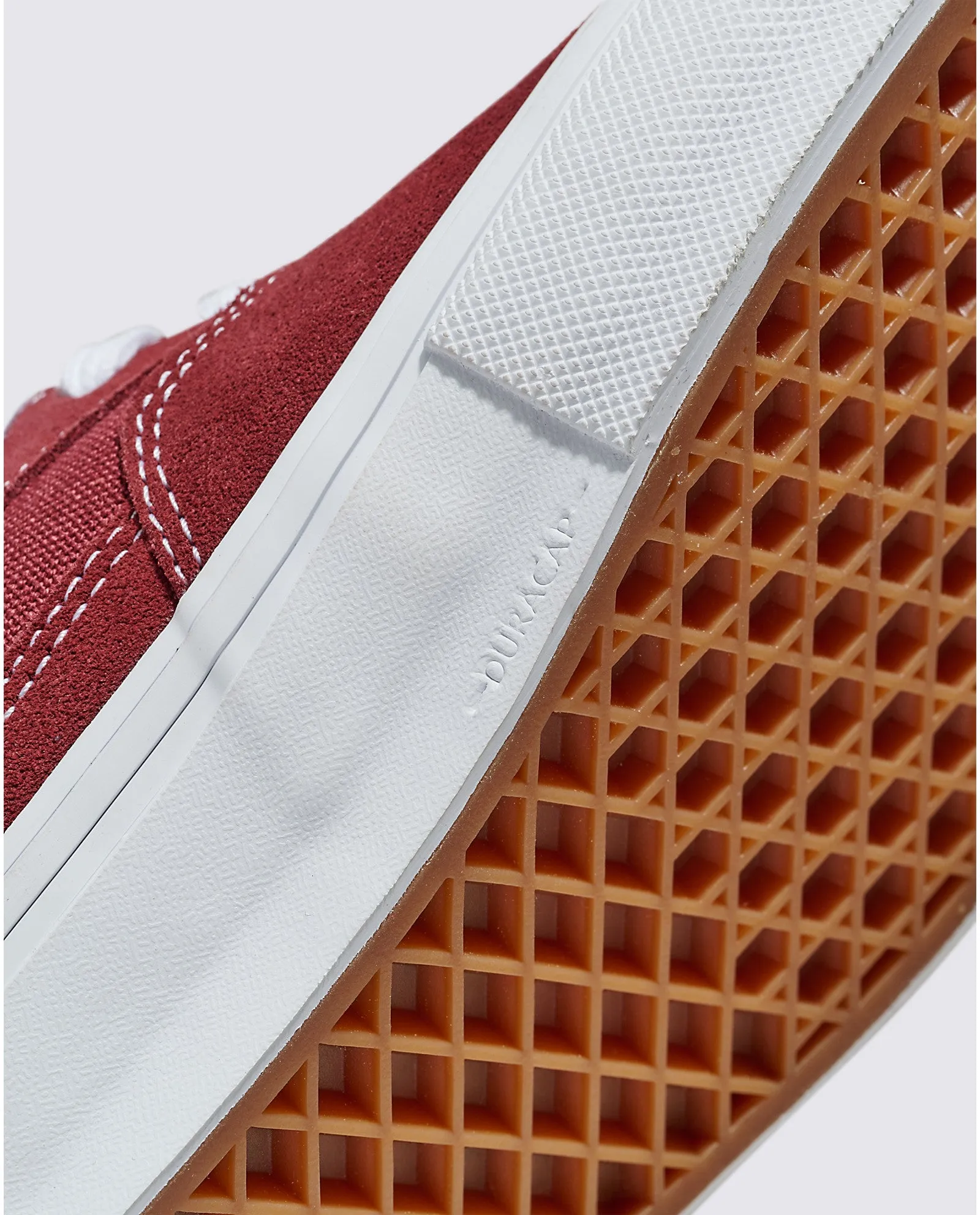 Vans Skate Half Cab Skateboard Shoe - Burgundy/White