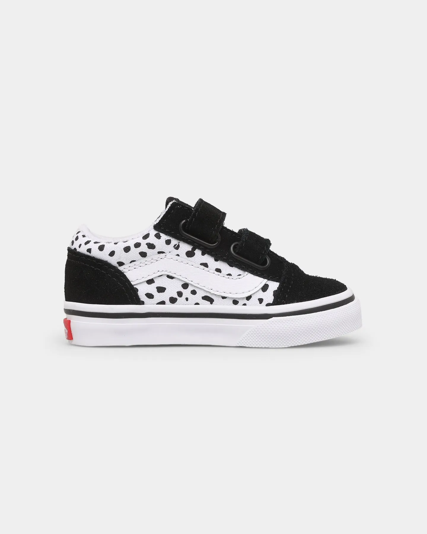 Vans Toddler Old Skool V Dalmation Black