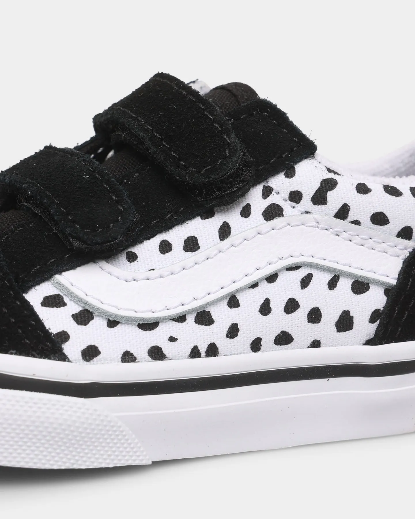 Vans Toddler Old Skool V Dalmation Black