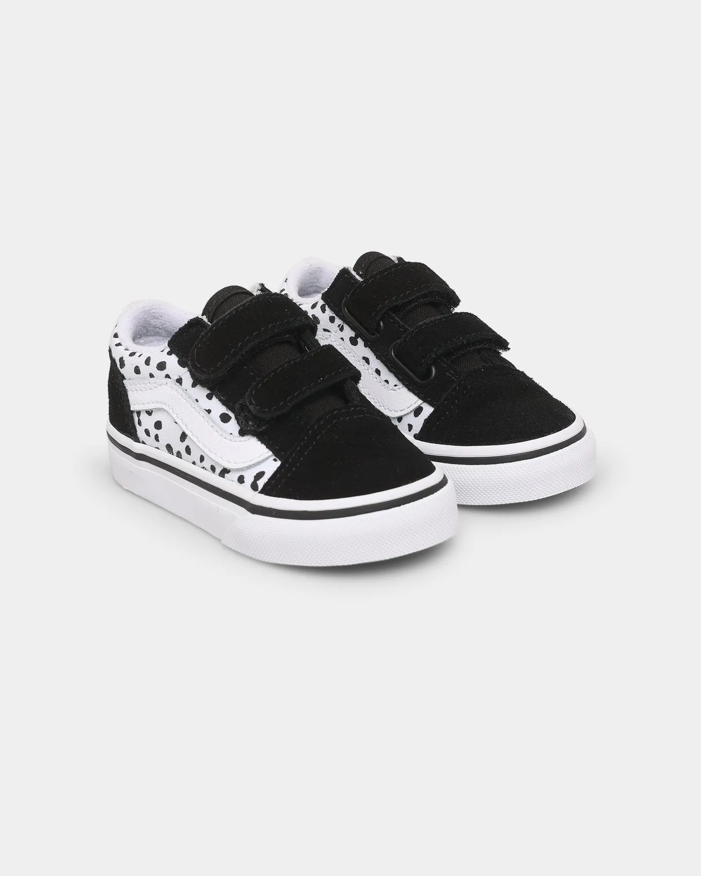 Vans Toddler Old Skool V Dalmation Black