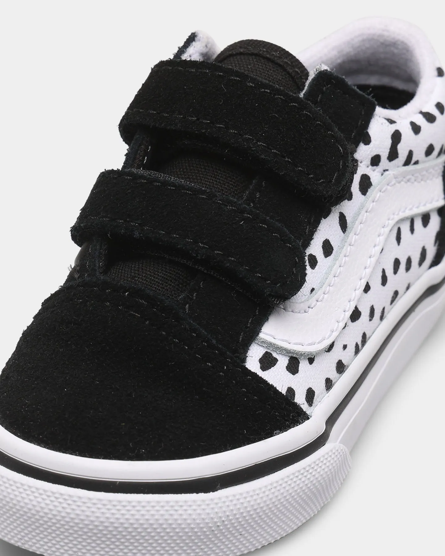 Vans Toddler Old Skool V Dalmation Black