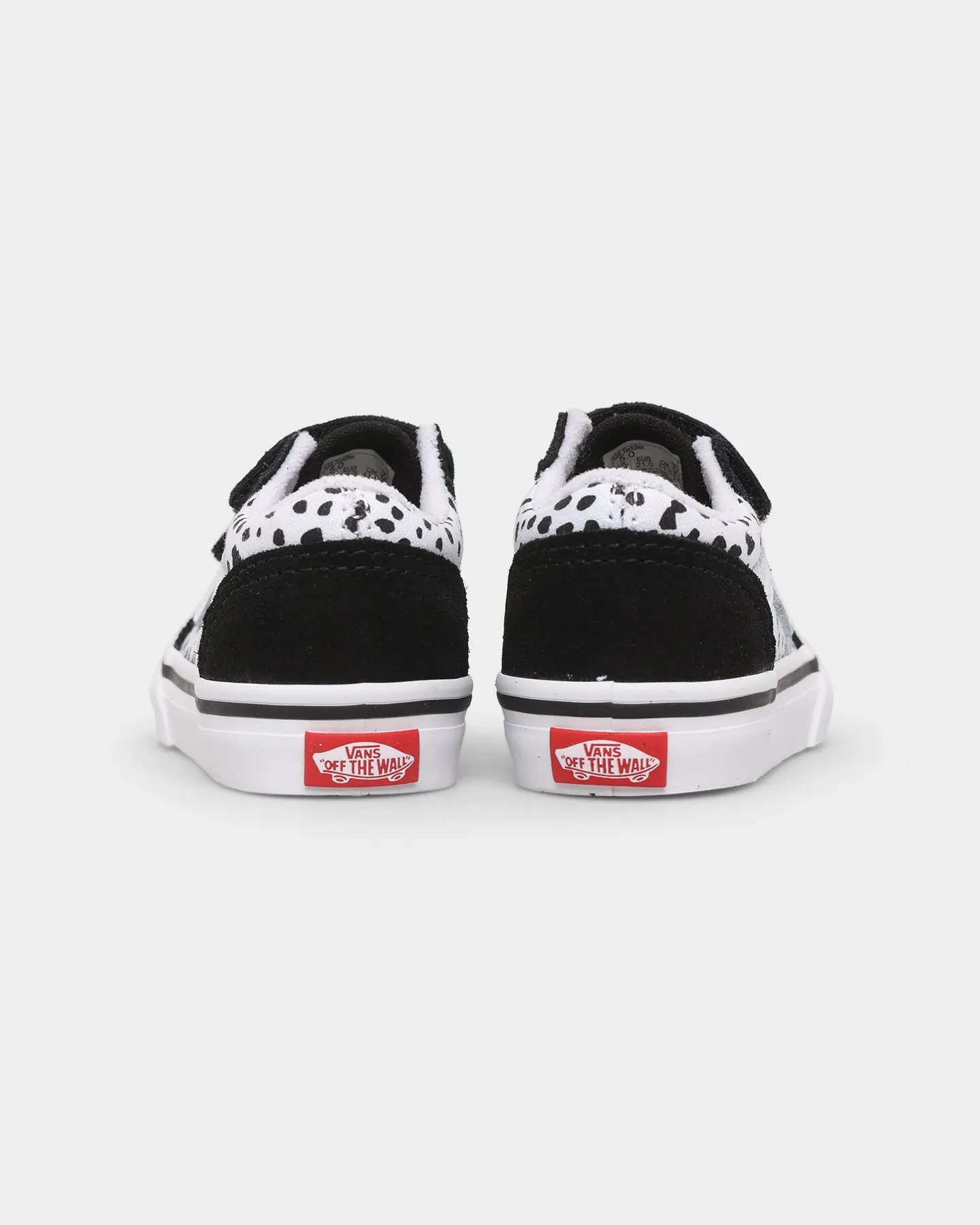 Vans Toddler Old Skool V Dalmation Black