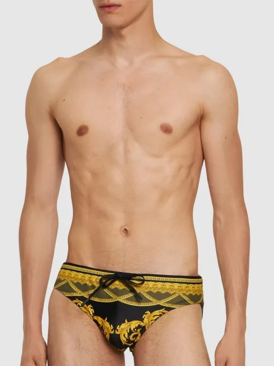 Versace   Heritage lycra swim briefs 