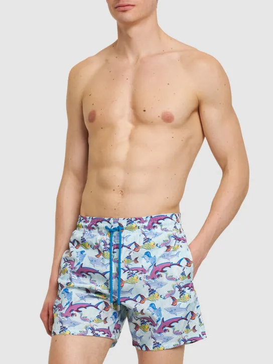 VILEBREQUIN   Mahina print ultralight tech swim shorts 