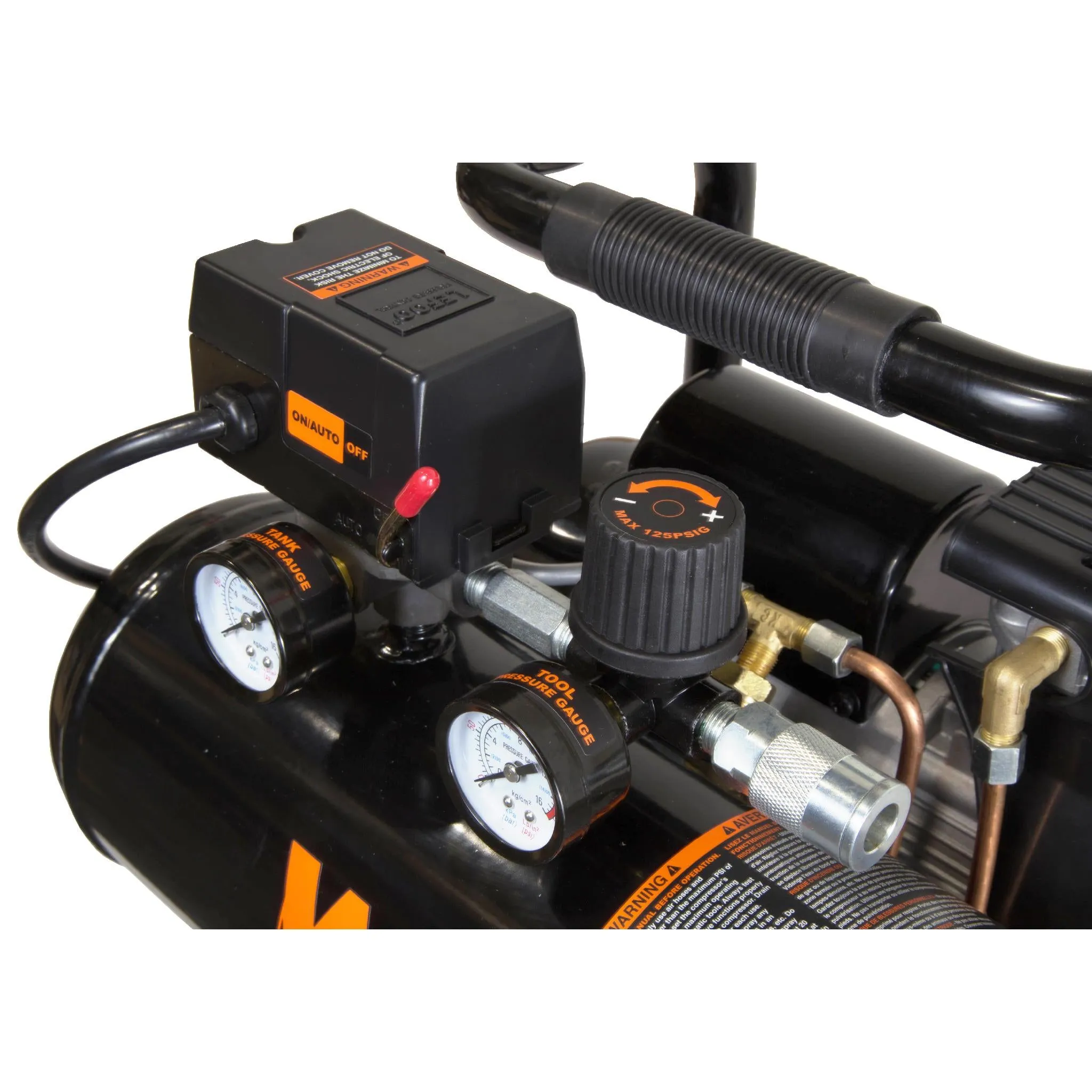 WEN 2281 1-Gallon Oil-Free Horizontal Portable Air Compressor