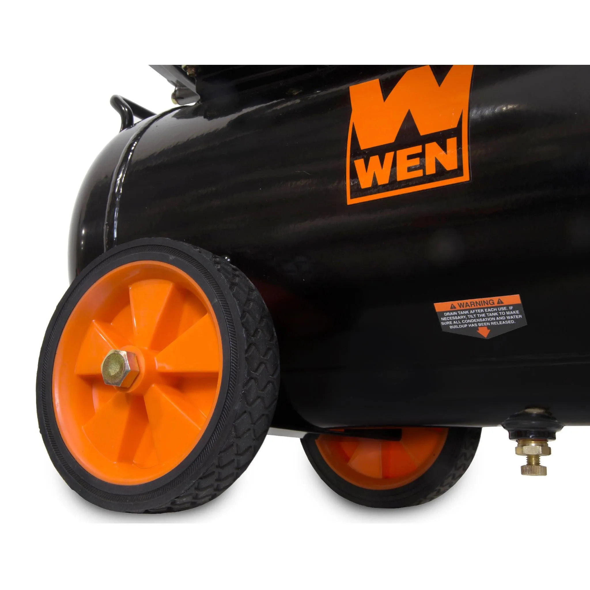 WEN 2287 6-Gallon Oil-Lubricated Portable Horizontal Air Compressor