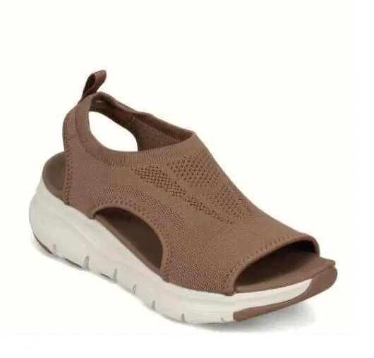 Women Summer Mesh Casual Sandals Ladies Wedges Outdoor Shallow Platform Shoes Female Slip-On Light Comfort Shoes Plus Size