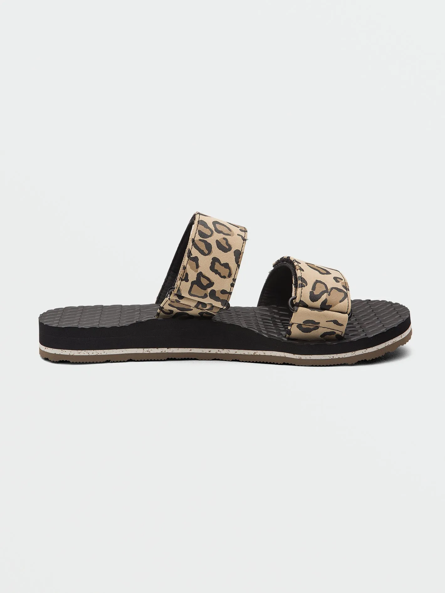 Womens Eco Recliner Slide Sandals - Leopard