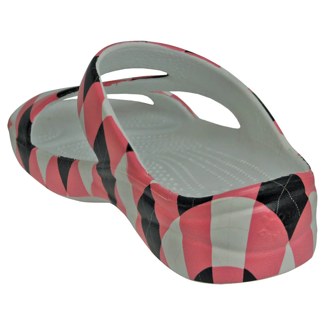 Women's Loudmouth Z Sandals - Pink and Black Tile