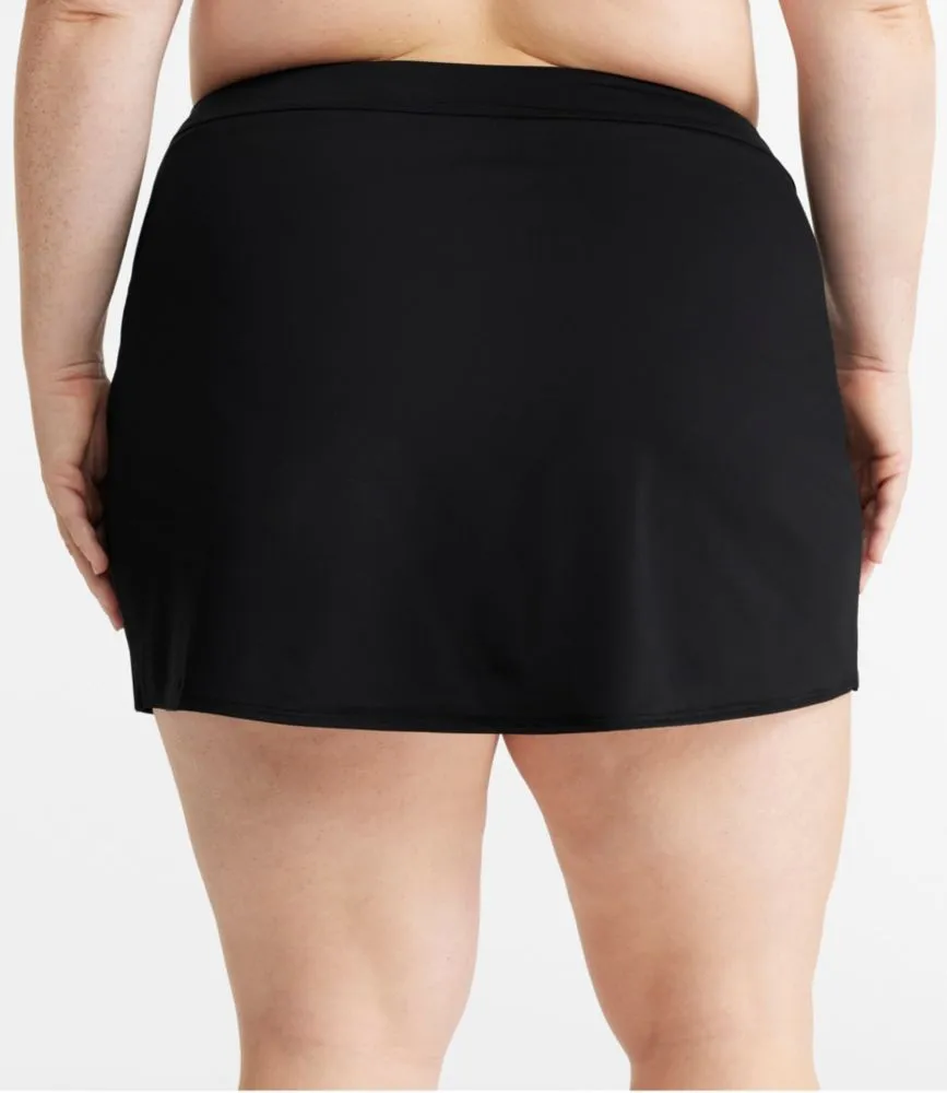 Women's New Currents Swimwear, Ruched Swim Skort