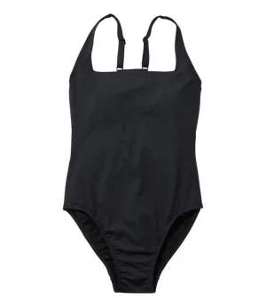 Women's New Currents Swimwear, Squareneck Tanksuit