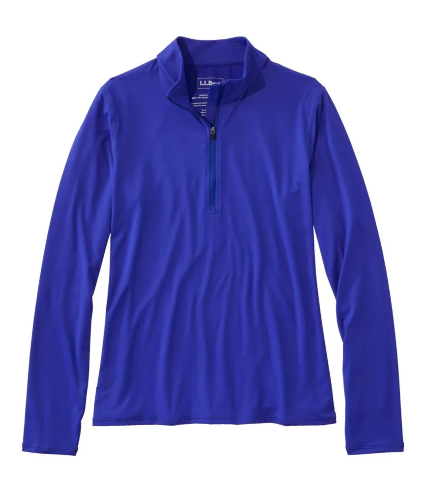 Women's SunSmart® UPF 50  Sun Shirt, Quarter-Zip