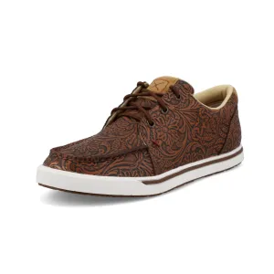 Women's Twisted X Tooled Brown Kicks