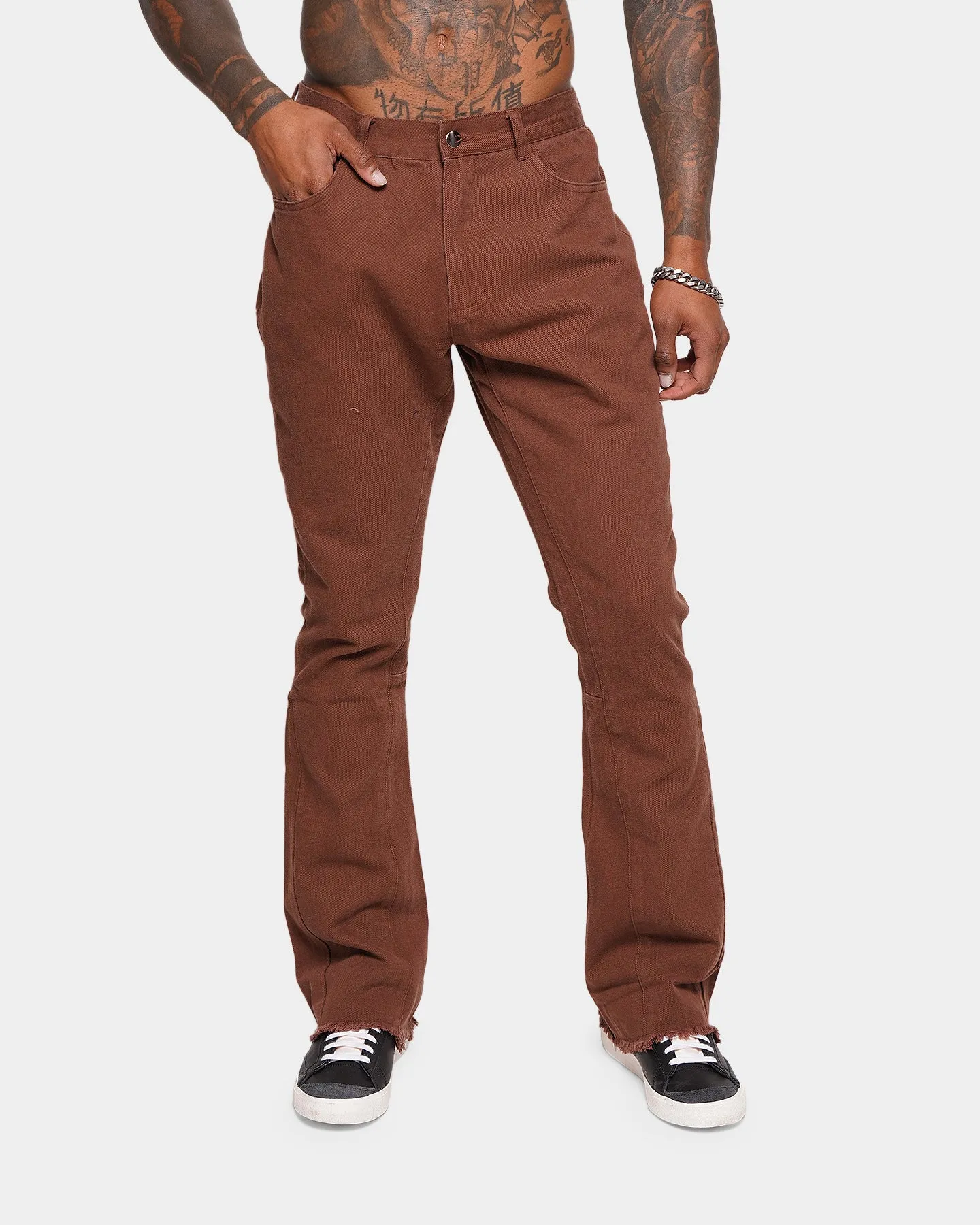 XXIII Leinster Flare Jeans Brown