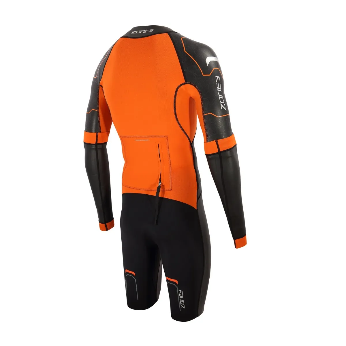 Zone3 Versa Swimrun Neoprene Suit Black Orange